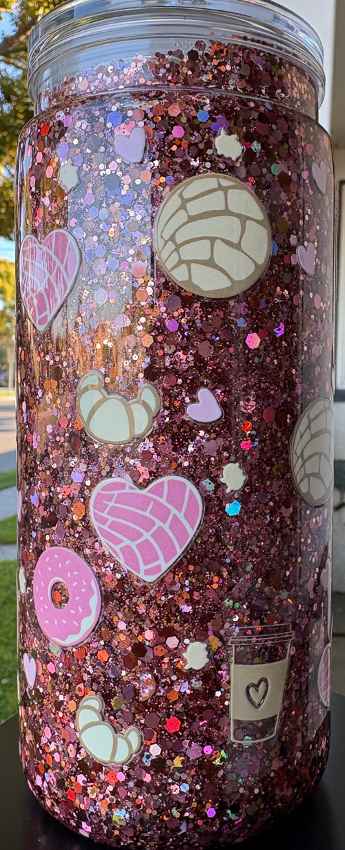 Conchitas de Amor 16oz Acrylic Snow Globe Tumbler