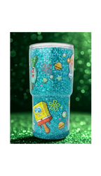 18 oz Goofy Spongebob Tumbler