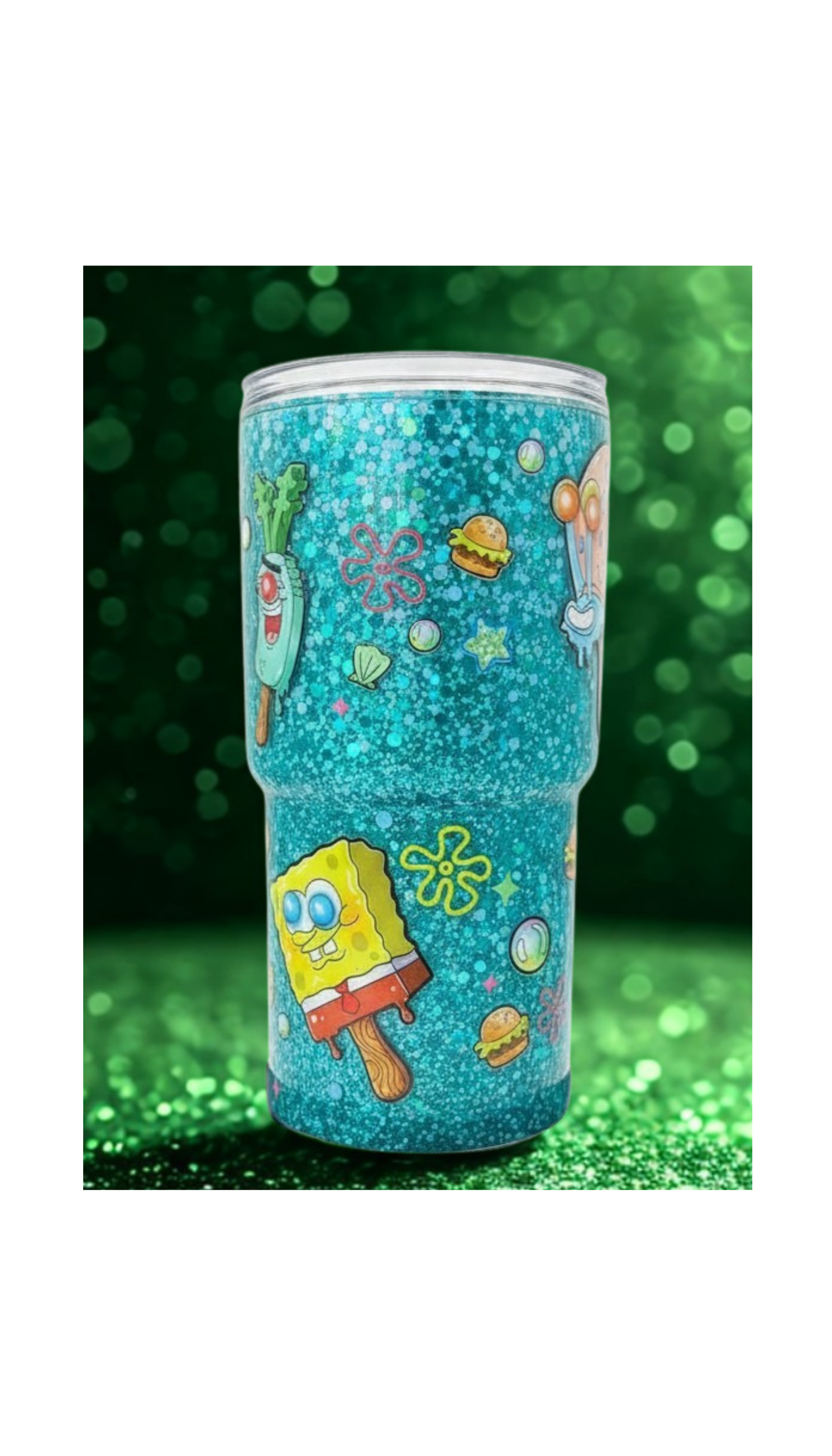 18 oz Goofy Spongebob Tumbler