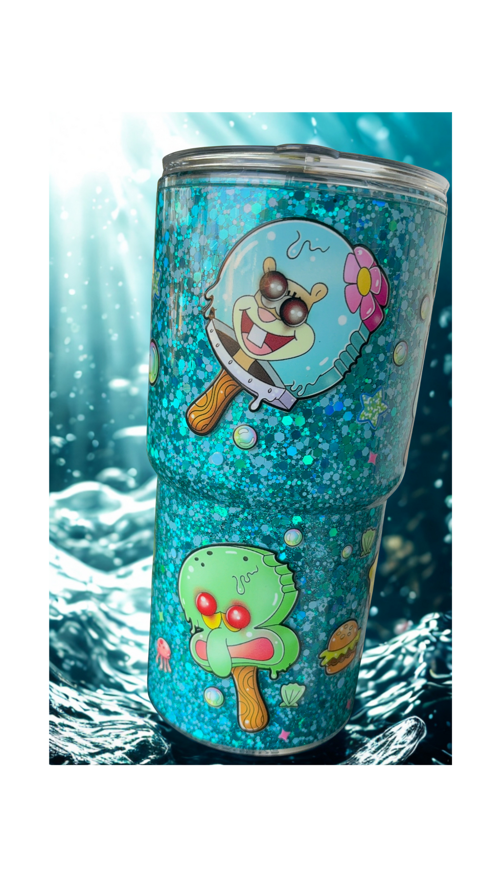 18 oz Goofy Spongebob Tumbler