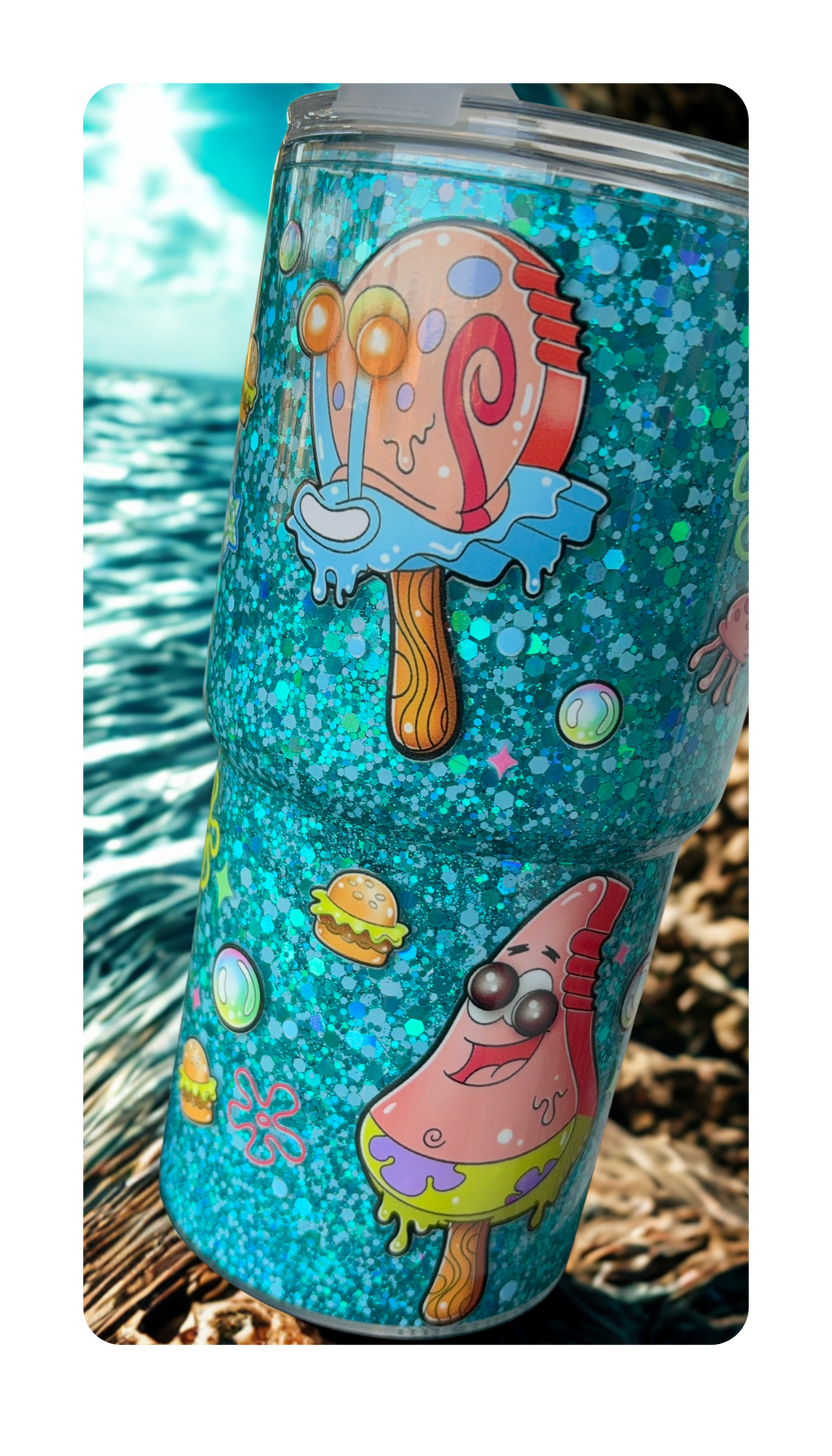 18 oz Goofy Spongebob Tumbler
