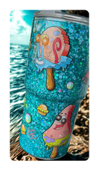 18 oz Goofy Spongebob Tumbler