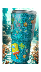 18 oz Goofy Spongebob Tumbler
