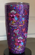 Stranger Things 24 Oz Plastic Snow Globe Tumbler